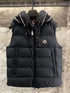 Moncler Hooded Quilted Down Vest