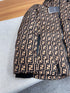 Fendi Brown Monogram Hooded Puffer Jacket