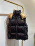 Moncler Women's Hooded Quilted Down Vest