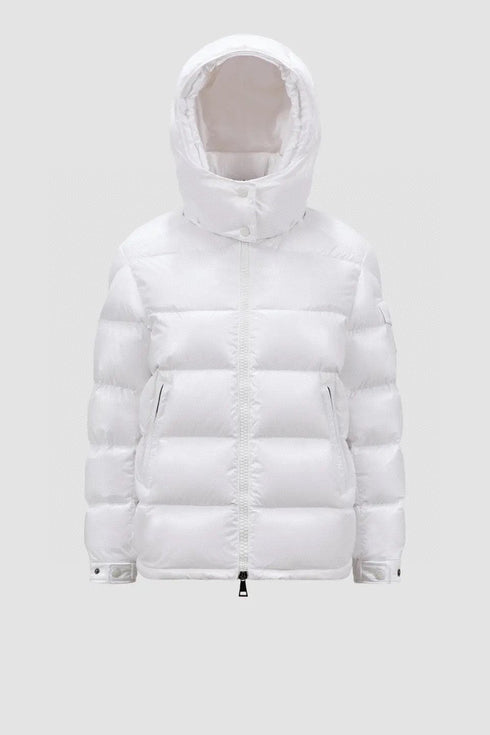 Moncler Maire Hooded Glossy Puffer Coat