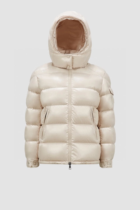 Moncler Maire Hooded Glossy Puffer Coat