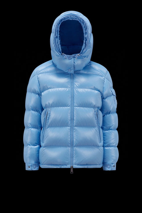 Moncler Maire Hooded Glossy Puffer Coat