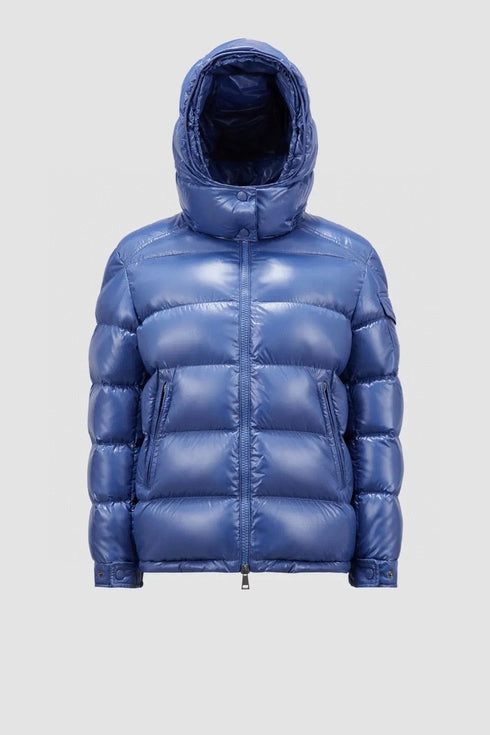 Moncler Maire Hooded Glossy Puffer Coat