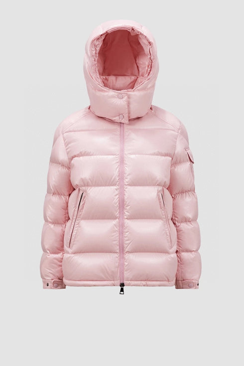 Moncler Maire Hooded Glossy Puffer Coat