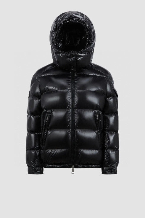 Moncler Maire Hooded Glossy Puffer Coat