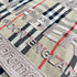 Burberry Beige Check Shearling-Collar Puffer Jacket
