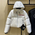 Prada Women's Cropped Hooded Puffer Jacket