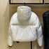 Prada Women's Cropped Hooded Puffer Jacket
