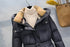 Burberry Removable-Hood Belted Long Down Jacket