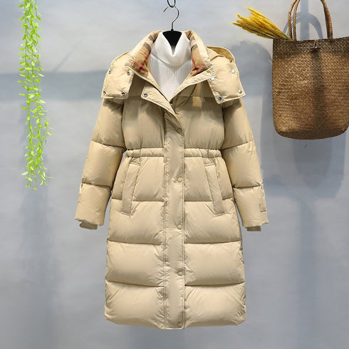 ANAS PLATYRHYNCHOS Hooded Long Down Jacket