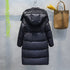 ANAS PLATYRHYNCHOS Hooded Long Down Jacket