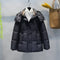 Burberry Detachable-Hood Short Down Jacket