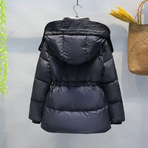 Burberry Detachable-Hood Short Down Jacket