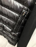 Moncler Knit-Sleeve Quilted Down Jacket