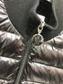 Moncler Knit-Sleeve Quilted Down Jacket