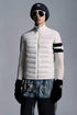 Moncler Knit-Sleeve Quilted Down Jacket
