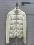 Moncler Women's Sweater-Sleeve Down Jacket