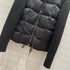 Moncler Women's Sweater-Sleeve Down Jacket