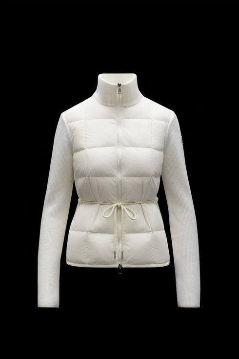 Moncler Women's Sweater-Sleeve Down Jacket