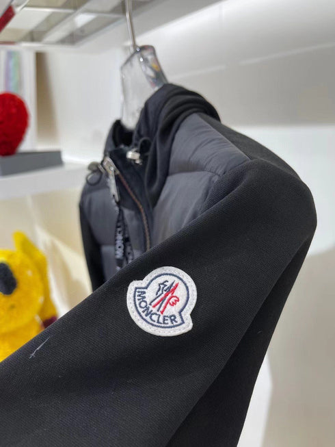 Moncler Hooded Hybrid Puffer Jacket