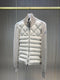 Moncler Men's Diamond-Quilted Knit Zip Jacket