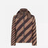 Fendi Reversible Brown Geometric Puffer Jacket