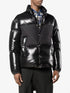 Moncler Black Glossy Quilted Puffer Coat