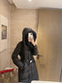 Burberry Long Belted Down Jacket