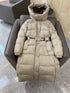 Burberry Long Belted Down Jacket