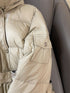 Burberry Long Belted Down Jacket