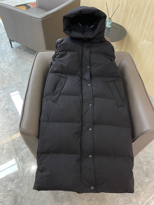 Burberry Hooded Long Down Vest