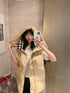 Burberry Hooded Long Down Vest
