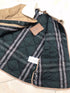 Burberry Diamond-Quilted Contrast-Collar Jacket