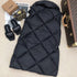 Burberry Long Diamond-Quilted Down Vest