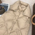 Burberry Long Diamond-Quilted Down Vest