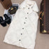 Burberry Long Diamond-Quilted Down Vest