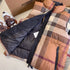 Burberry Check Drawstring Waist Down Vest