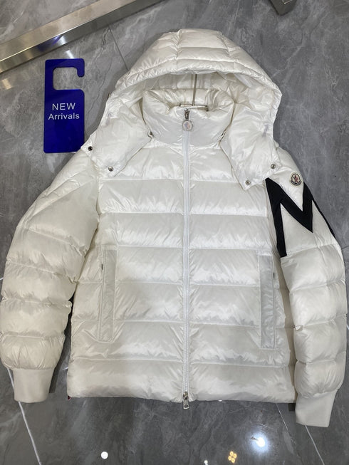 Moncler Glossy Hooded Puffer Coat