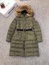 Moncler Women's Hooded Long Down Coat