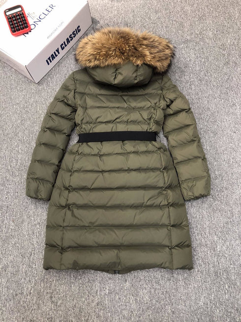 Moncler Women's Hooded Long Down Coat