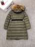Moncler Women's Hooded Long Down Coat