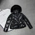 Moncler Celac Fur-Trim Hood Short Down Jacket