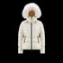 Moncler Celac Fur-Trim Hood Short Down Jacket