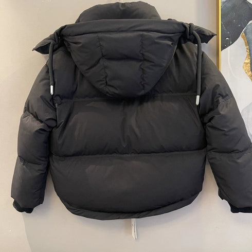 AMI Paris Hooded Quilted Puffer Jacket