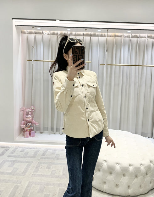 Moncler Quilted Shirt Coat
