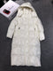 Moncler Women's All-Over Print Long Down Coat