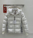 Moncler Color-Block Hooded Short Down Coat