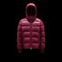Moncler Color-Block Hooded Short Down Coat