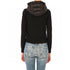 Moncler Hooded Knit Sleeve Down Jacket