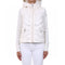Moncler Hooded Knit Sleeve Down Jacket